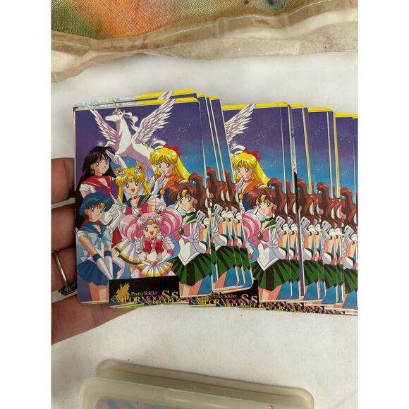 Vintage Lot of 5 Sailor Moon FAN BOOK Playing Cards Flag Japan 1st EDITION 1990s - Picture 8 of 16